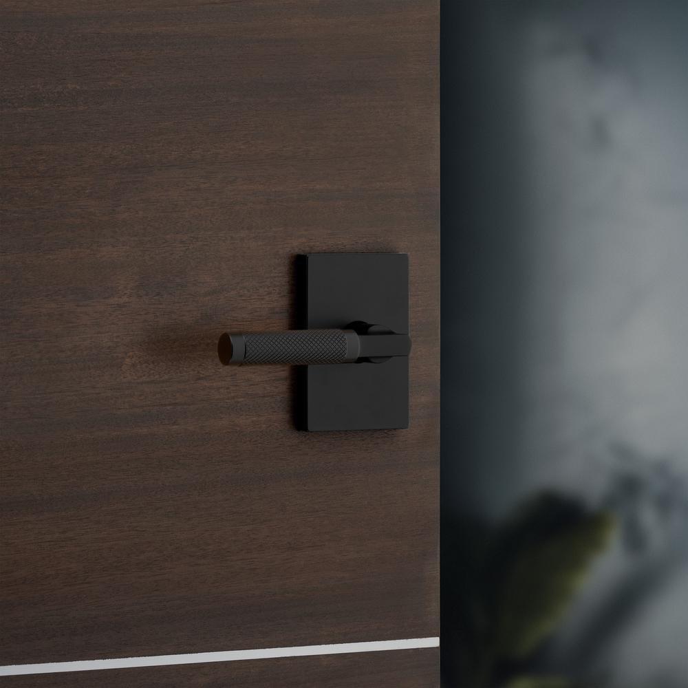 PRAVA HALL/CLOSET LEVER IN MATTE BLACK 