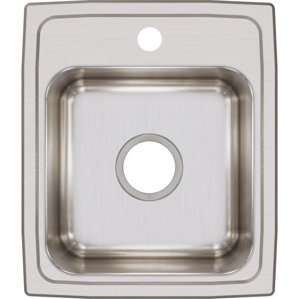 Elkay Lustrous Satin 15 x 17-1/2 in. Drop-in Stainless Steel Bar Sink 
