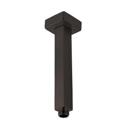 8 in. Square Ceiling Shower Arm in Matte Black