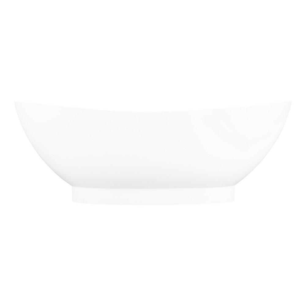 71 in. Freestanding Tub with Center Drain 