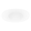71 in. Freestanding Tub with Center Drain 