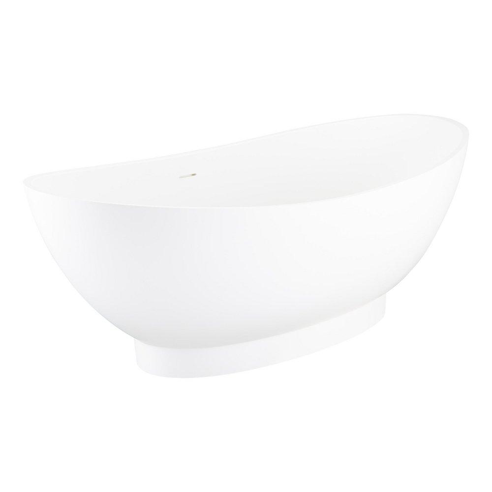 71 in. Freestanding Tub with Center Drain 