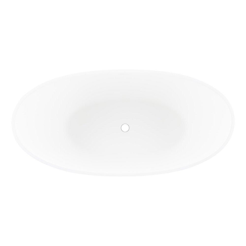 71 in. Freestanding Tub with Center Drain 