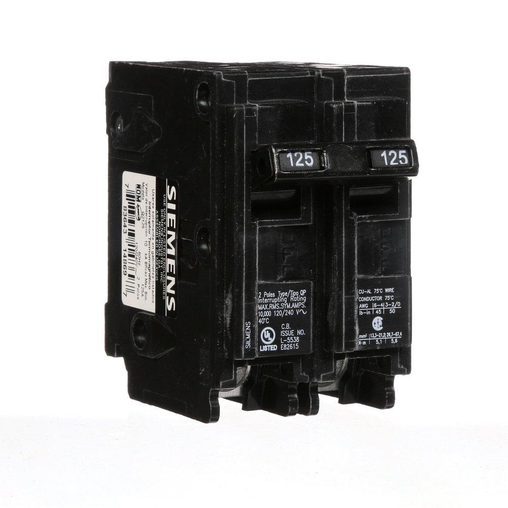 Siemens Energy & Automation 240V 1-Pole Plug-In Circuit Breaker 