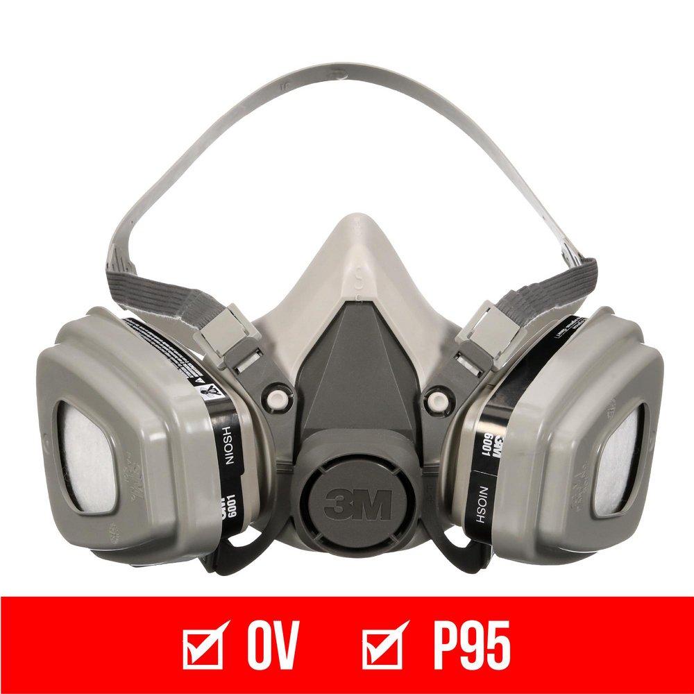 3M 6211P1-DC OV/P95 MED PERFORMANCE REUSEABLE PAINT PROJECT RESPIRATOR 