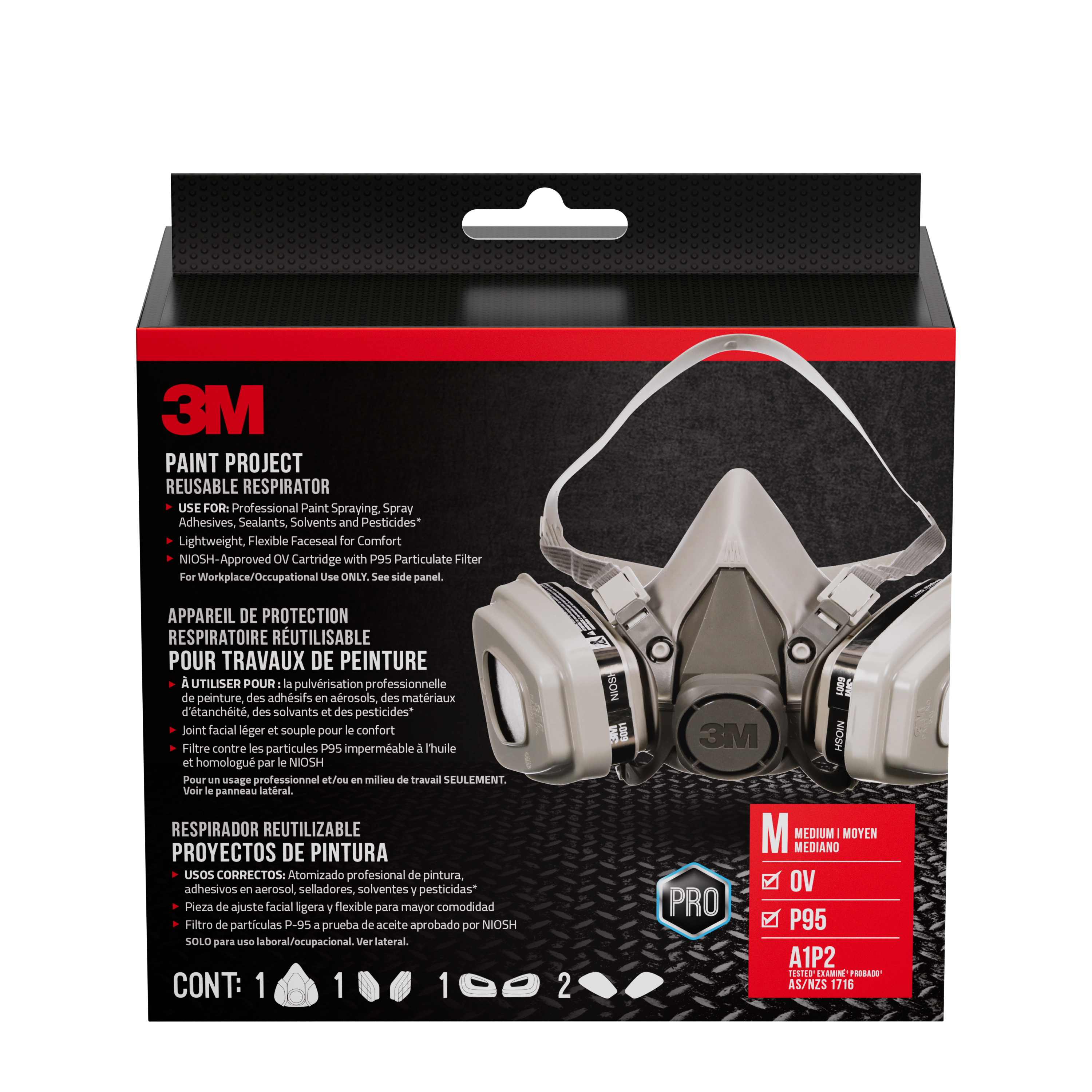 Particulate Respirator with Cool Flow Valve in Gray 