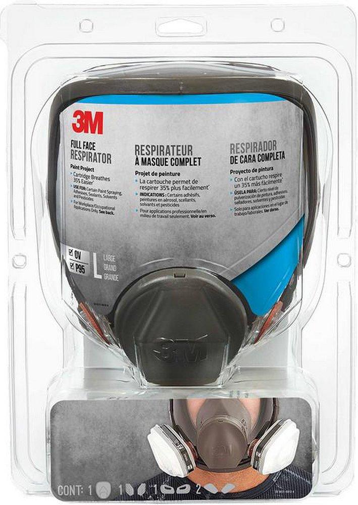 Dual Cartridge Respirator with Facepiece in Gray 