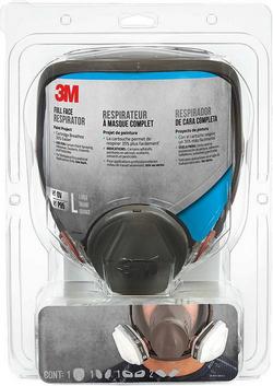 Dual Cartridge Respirator with Facepiece in Gray