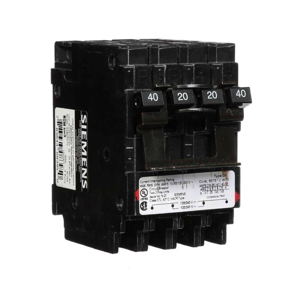 Siemens Energy & Automation 120/240V Circuit Breaker 