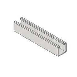 1-5/8 in. x 1-5/8 in. x 20 ft. 12 ga. Galvanized Steel Solid Strut Channel