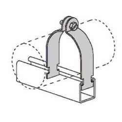 3/4 in. IPS 304 Stainless Steel Rigid Strut Clamp