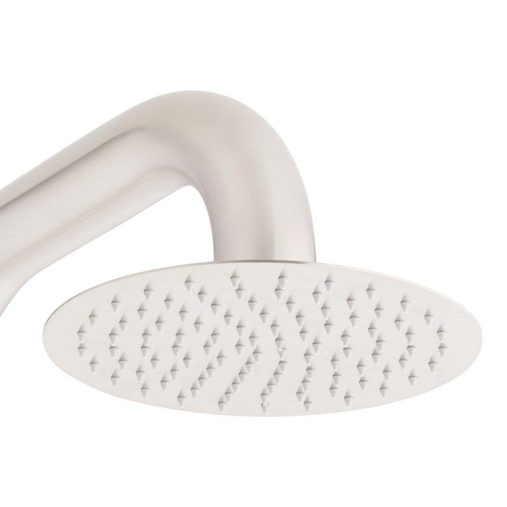 Freestanding Stainless Steel Outdoor Shower with Foot Wash 