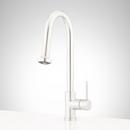 Single Handle Pull Down Outdoor Kitchen Faucet in Stainless Steel 