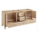 72X21X34 -  BAMBOO VANITY - 5 DRAWERS - 4 DOORS - SOFT CLOSE UNDERMOUNT DRAWER GLIDES - SOFT CLOSE H 