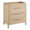 30X21X34 -  BAMBOO VANITY - 3 DRAWERS - SOFT CLOSE UNDERMOUNT DRAWER GLIDES - NICKEL HARDWARE - BAMB 