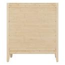 30X21X34 -  BAMBOO VANITY - 3 DRAWERS - SOFT CLOSE UNDERMOUNT DRAWER GLIDES - NICKEL HARDWARE - BAMB 