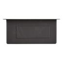 19 x 20 in. Undermount Stainless Steel Single Bowl Prep Sink in Gunmetal Black 