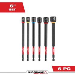 SHOCKWAVE Impact Duty™ 6 in. Magnetic Nut Driver Set 4-piece