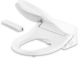 Round Front Bidet Seat in White