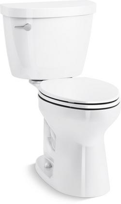 1.6 gpf Elongated Two Piece Toilet in White