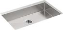 29 in. Undermount Stainless Steel Single Bowl Kitchen Sink