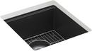 18 in. Undermount Neoroc® Bar Sink in Matte Black