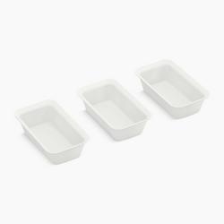Three-Piece Workstation Prep Bowl Set in Cloude White