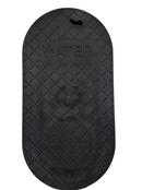 10X13 HDPE BLK OVAL MTR BX SLD LOCK 