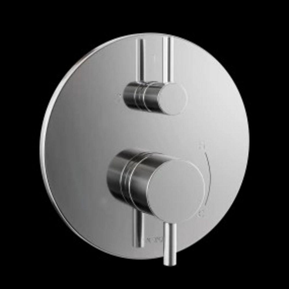 Global Single Handle Pressure Balancing Valve Trim in Polished Chrome 