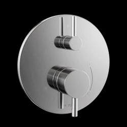 Global Single Handle Pressure Balancing Valve Trim in Polished Chrome