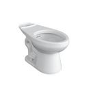 Elongated Toilet Bowl in White 