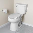 Comfort Height Elongated Toilet Bowl in White with Flush Guard 