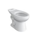 17 in. Elongated ADA Overflow Protection Toilet Bowl in White