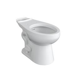 17 in. Elongated ADA Overflow Protection Toilet Bowl in White