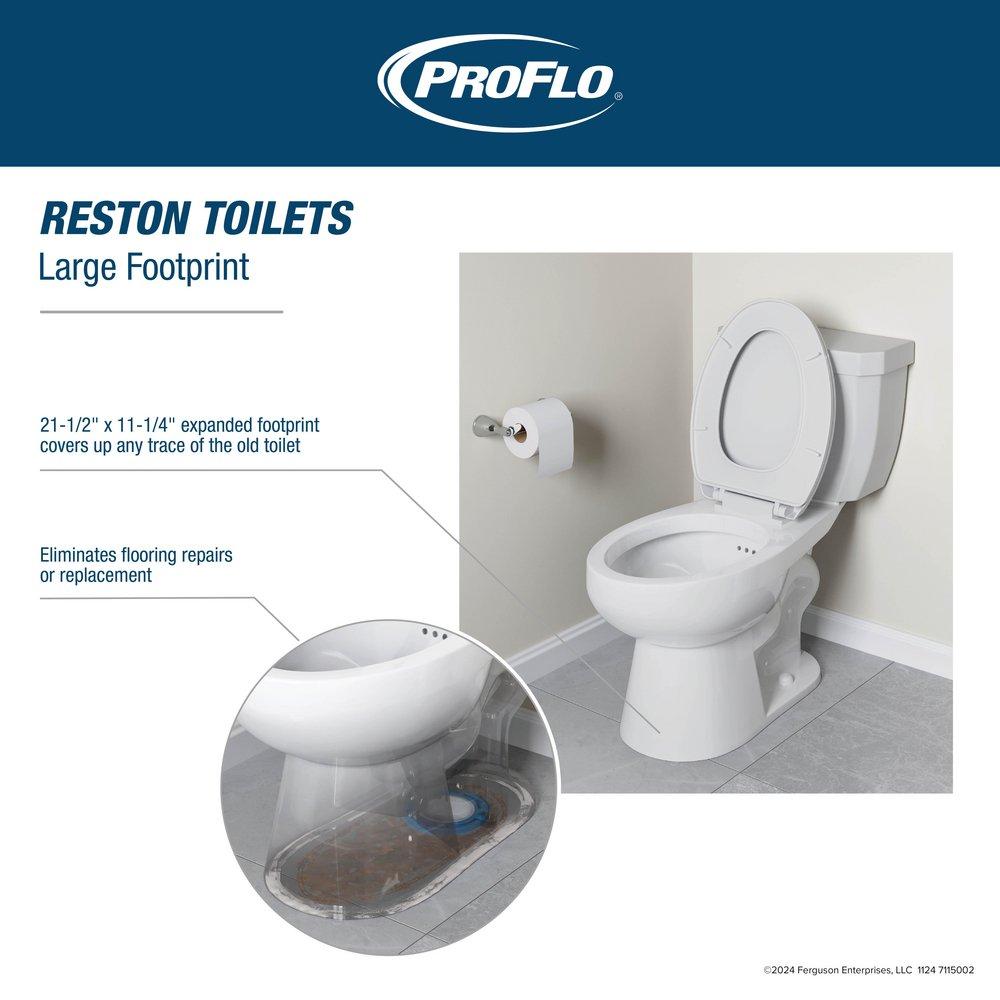 Comfort Height Elongated Toilet Bowl in White with Flush Guard 