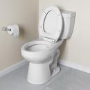 Comfort Height Elongated Toilet Bowl in White with Flush Guard 