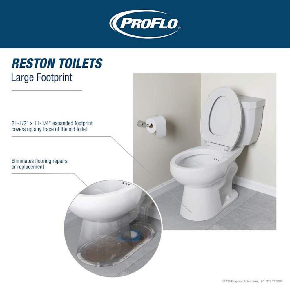 Comfort Height Elongated Toilet Bowl in White with Flush Guard 