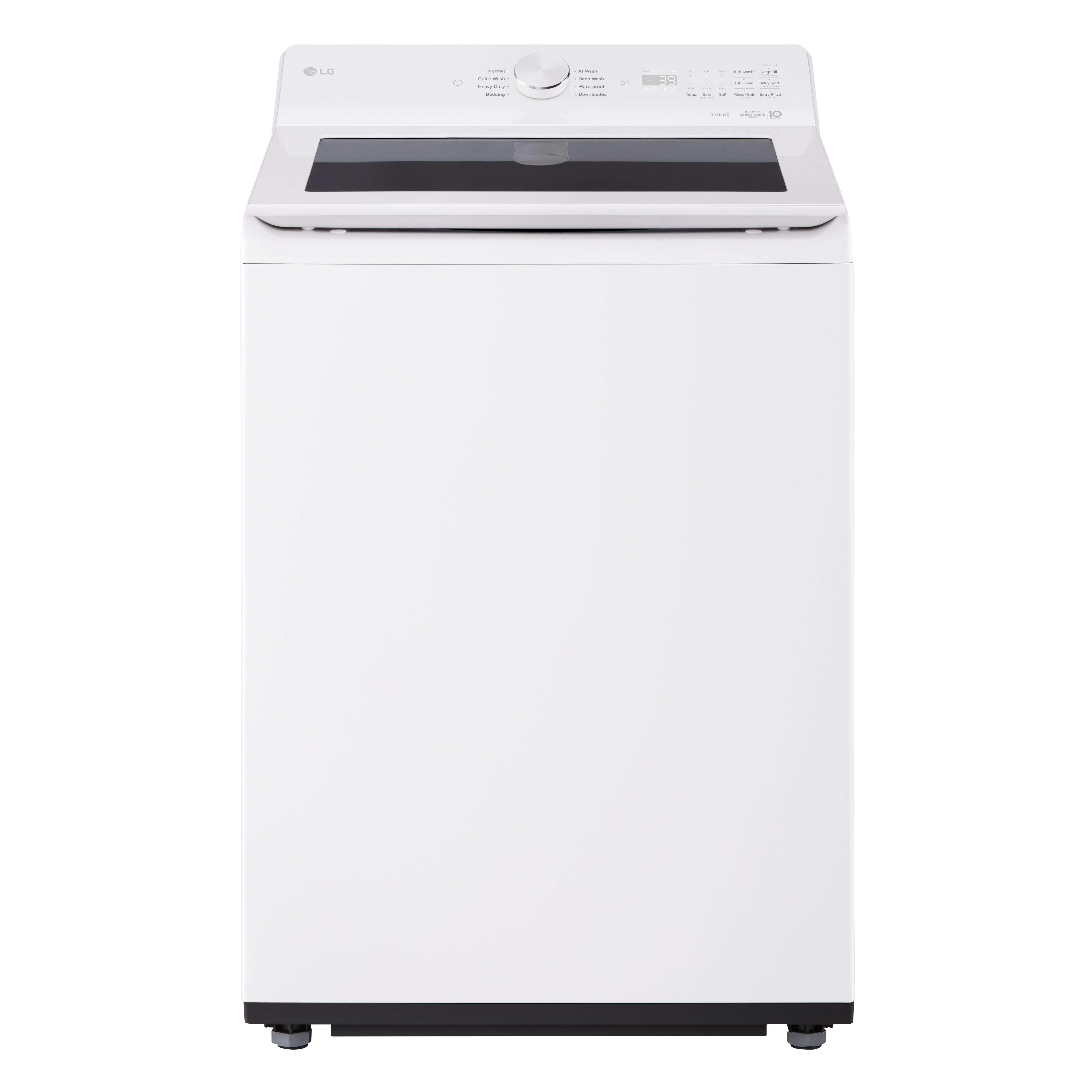 27 in. 5.0 cu. ft. Top Load Smart Washer in White 