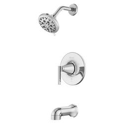 Single Handle Multi Function Bathtub & Shower Faucet in Polished Chrome (Trim Only)