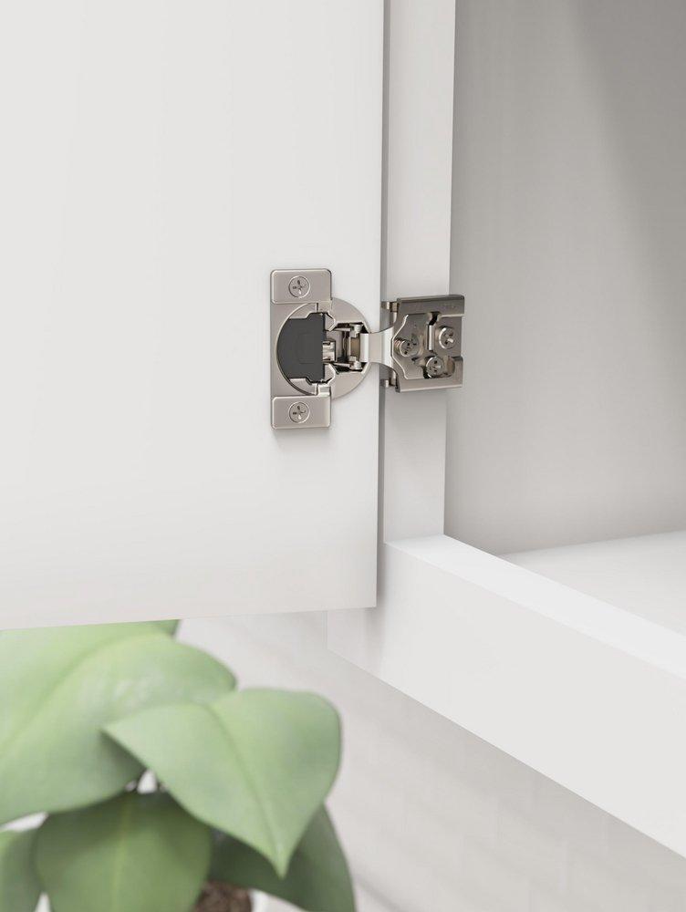 1/2 INCH 13MM OVERLAY FACE FRAME SOFT-CLOSE CONCEALED CABINET HINGE - 1 PAIR 