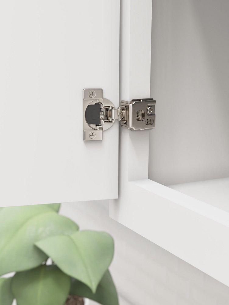 1-1/4 INCH 32MM OVERLAY FACE FRAME SOFT CLOSE CONCEALED CABINET HINGE - 1 PAIR 