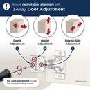 1-1/4 INCH 32MM OVERLAY FACE FRAME SOFT CLOSE CONCEALED CABINET HINGE - 1 PAIR 