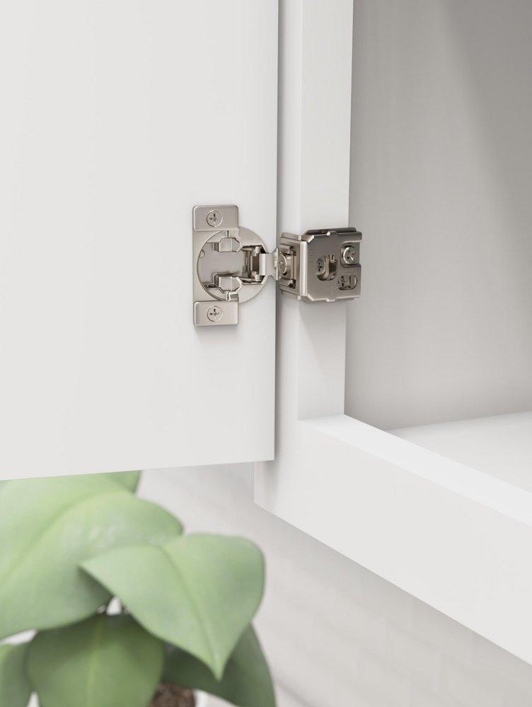 1-1/4 INCH 32MM OVERLAY FACE FRAME SELF CLOSE CONCEALED CABINET HINGE - 1 PAIR 