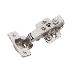 Soft Close Full Overlay Frameless Euro Concealed Hinge (Pair) in Nickel