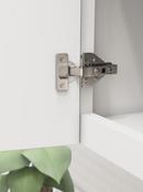 Self Close Full Overlay Face Frame Euro Concealed Hinge (Pair) in Nickel 
