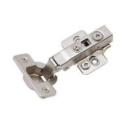 Self Close Full Overlay Frameless Euro Concealed Hinge (Pair) in Nickel