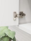 FULL INSET FRAMELESS SOFT CLOSE EURO CONCEALED CABINET HINGE - 1 PAIR 