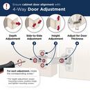 135 DEGREE LAZY SUSAN BI-FOLD DOOR CONCEALED CABINET HINGE - 1 PAIR 