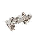 Self Close Full Overlay Frameless Lazy Susan Bi-Fold Concealed Hinge (Pair) in Nickel