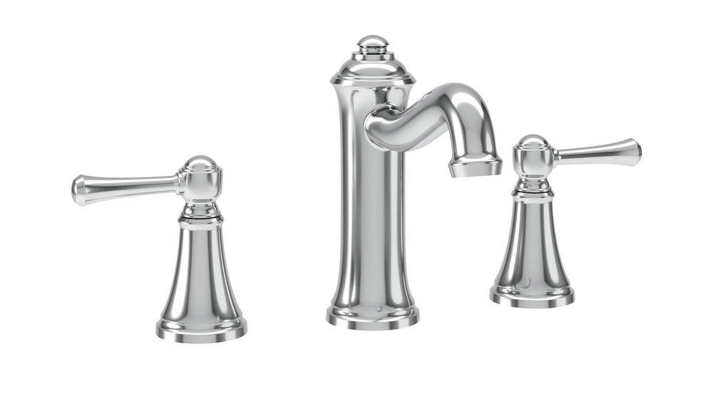 Two Handle Widespread Bathroom Sink Faucet 